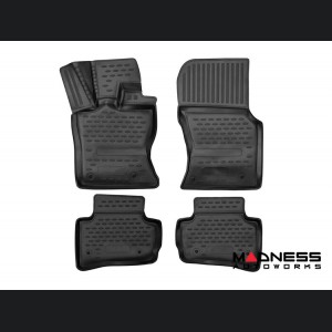 Jaguar F-Pace Floor Liners - 3D Molded - Front + Rear 